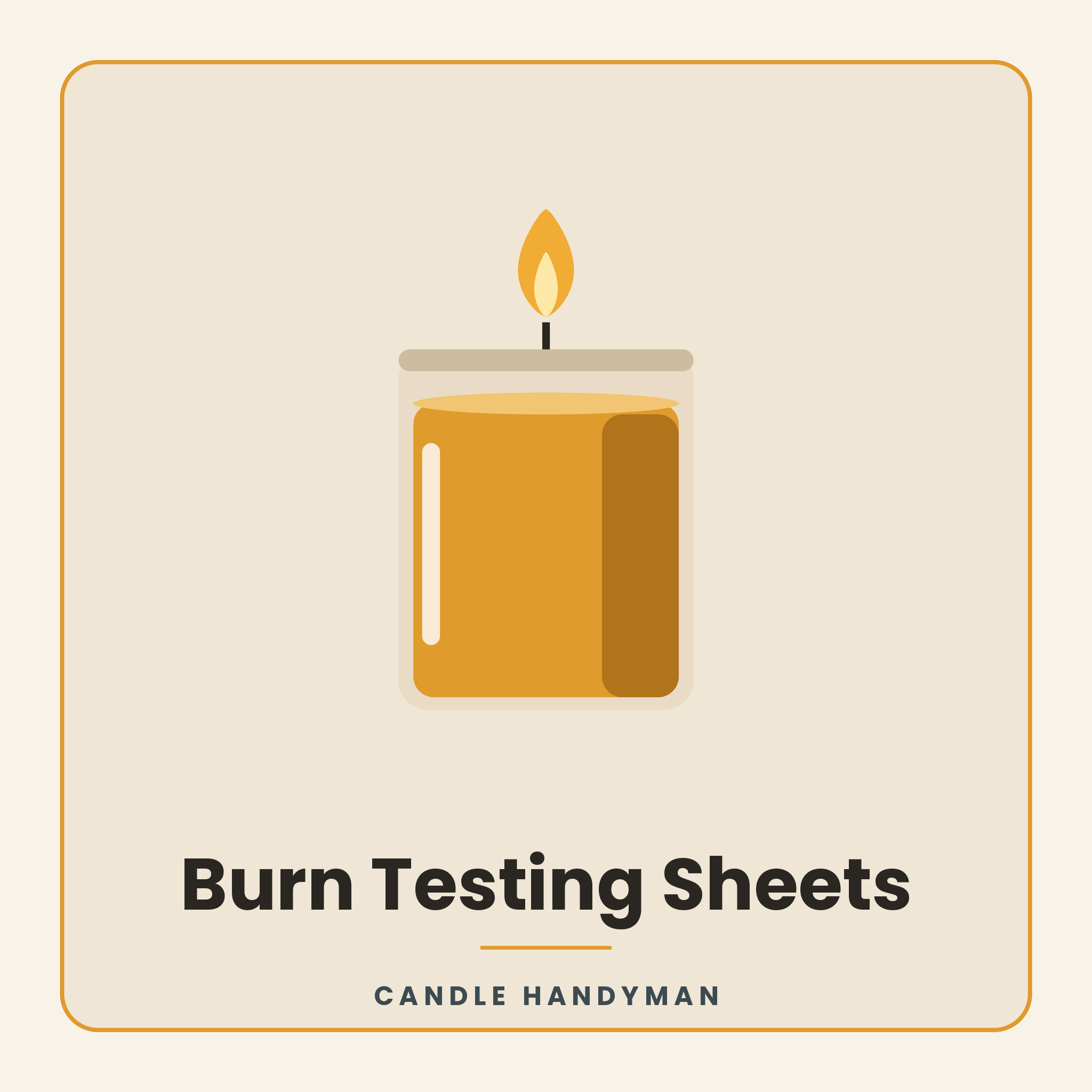 Burn Testing Sheets