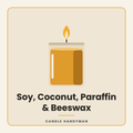 Soy, Coconut, Paraffin & Beeswax